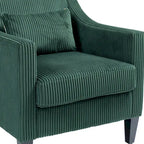 Emerald 26.77 Upholstered Arm Chair with Scooped Arms