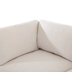 100.4 Spacious U-Shape 6 Seater Sectional Sofa with Removable Ottomans and Pillow, Flexible Configuration