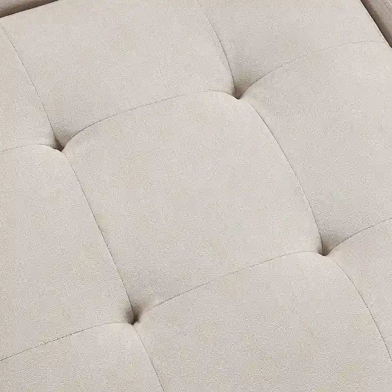 Divano a 6 posti di grandi dimensioni a forma di U, colore beige 117