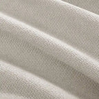 Divano Sezionale Angolare a 4 Posti Beige 113 con Poggiapiedi Regolabile e Chaise Reversibile
