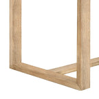 Set da pranzo marrone da 5 pezzi in stile rustico con tavolo ad altezza bancone e 4 sedie