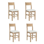 Set da pranzo marrone da 5 pezzi in stile rustico con tavolo ad altezza bancone e 4 sedie