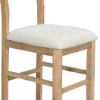 Set da pranzo marrone da 5 pezzi in stile rustico con tavolo ad altezza bancone e 4 sedie