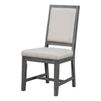 Black 5-Piece Wooden Dining Table Set with Extendable Round Table & 4 Chairs