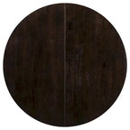 Set da pranzo di 5 pezzi in legno con tavolo rotondo allungabile e 4 sedie