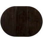 Set da pranzo di 5 pezzi in legno con tavolo rotondo allungabile e 4 sedie