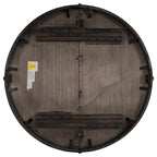 Set da pranzo di 5 pezzi in legno con tavolo rotondo allungabile e 4 sedie