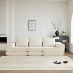 108 Foam Modular Sofa Bed with Memory Foam & Spring Base