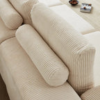 108 Foam Modular Sofa Bed with Memory Foam & Spring Base