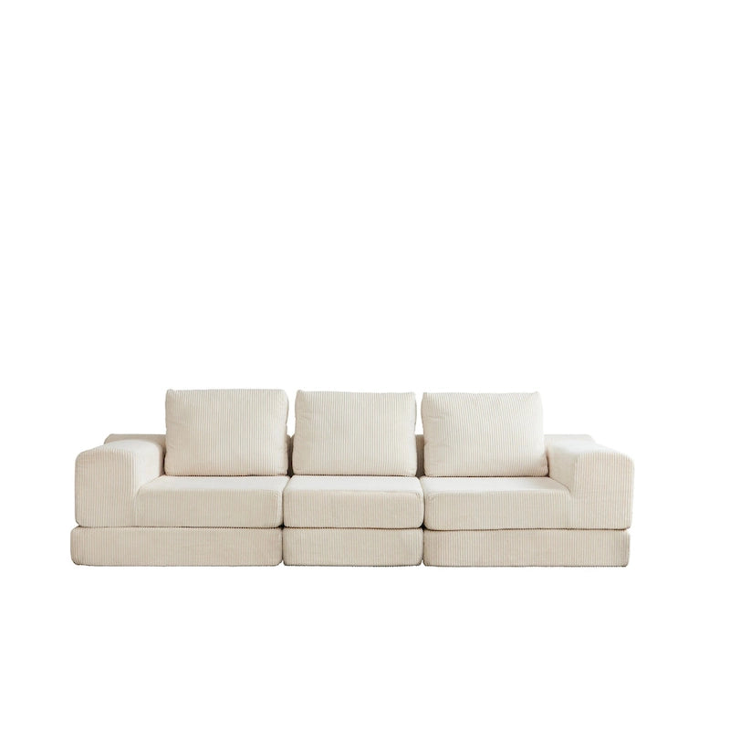 108 Foam Modular Sofa Bed with Memory Foam & Spring Base