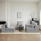 108 Foam Modular Sofa Bed with Memory Foam & Spring Base