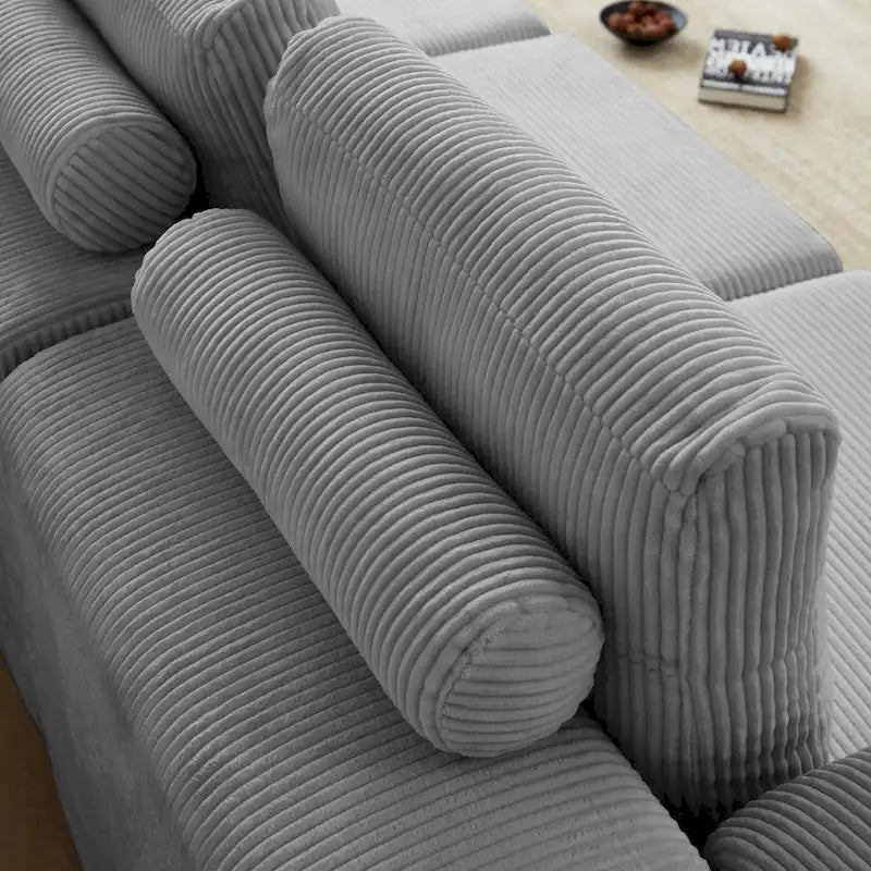 108 Foam Modular Sofa Bed with Memory Foam & Spring Base