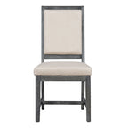 Curved 4 Piece Kitchen Chair Dining Chair Set with Upholstered, Solid Wood Legs for Dining Room Kitchen Living Room Bedroom