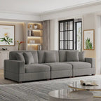Modern Oversized Modular Sectional Sofa Set With Pillows