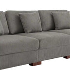 Modern Oversized Modular Sectional Sofa Set With Pillows