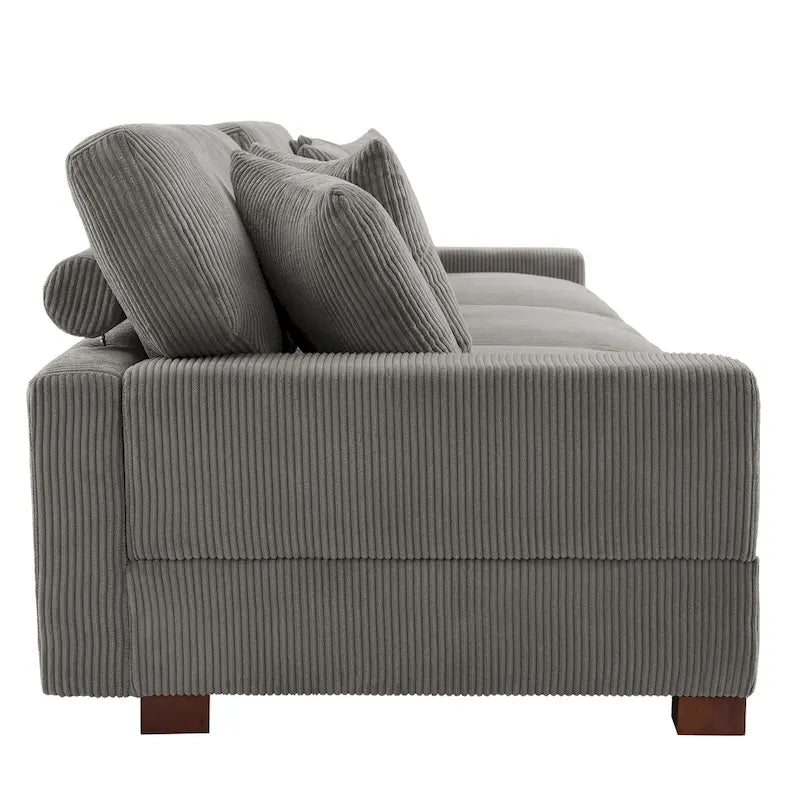 Modern Oversized Modular Sectional Sofa Set With Pillows
