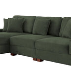 Modern Oversized Modular Sectional Sofa Set With Pillows