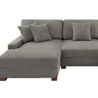 Modern Oversized Modular Sectional Sofa Set With Pillows
