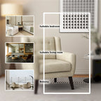 PU Leather Accent Chair Living Room Upholstered Armchair