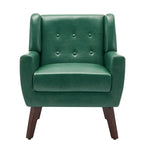 PU Leather Accent Chair Living Room Upholstered Armchair