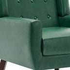 PU Leather Accent Chair Living Room Upholstered Armchair