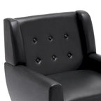 PU Leather Accent Chair Living Room Upholstered Armchair
