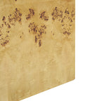 Wood Square Cube Side End Accent Table with Wood Grain Patterns - Brown - Roche River Decor