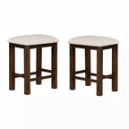 2pk 25" Foret Rustic Counter Height Barstools Rustic Oak - HOMES: Inside + Out