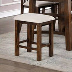 Set di 2 sgabelli da bar Foret Rustic in rovere rustico, altezza bancone, 63,5 cm - HOMES: Inside + Out