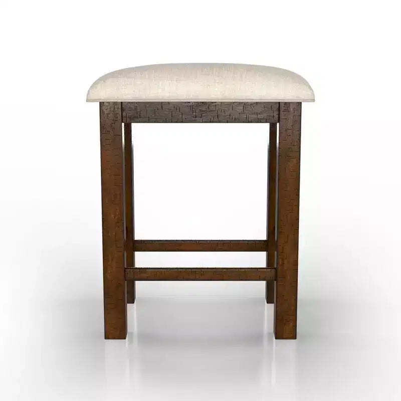 Set di 2 sgabelli da bar Foret Rustic in rovere rustico, altezza bancone, 63,5 cm - HOMES: Inside + Out