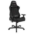 Fabric Ergonomic High Back Racer Style Video Gaming Chair Black - Techni Sport: Office, Swivel, Lumbar Support