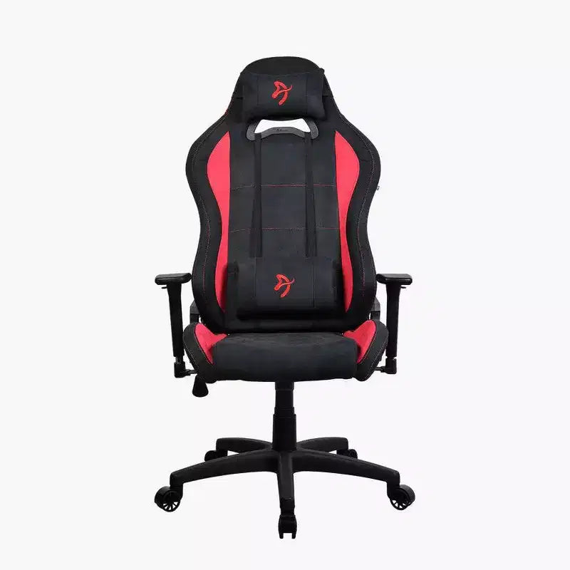 Sedia da Ufficio e Gaming Arozzi Torretta Premium Super Morbida con 2 Cuscini di Supporto Rossa