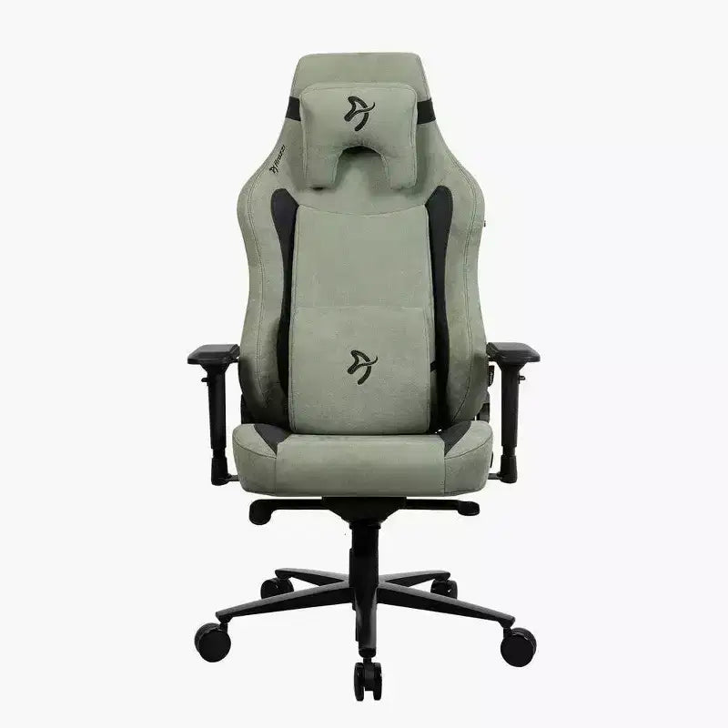 Arozzi Vernazza XL Supersoft Office and Gaming Chair with Memory Foam Lumbar Support 4D Armrest Forest