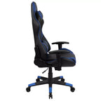 Emma and Oliver Racing Gaming Ergonomic Chair with Fully Reclining Back in Red LeatherSoft