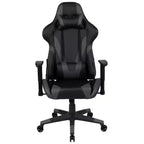 Emma and Oliver Racing Gaming Ergonomic Chair with Fully Reclining Back in Red LeatherSoft