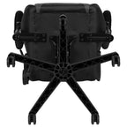 Emma and Oliver Racing Gaming Ergonomic Chair with Fully Reclining Back in Red LeatherSoft