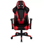 Emma and Oliver Racing Gaming Ergonomic Chair with Fully Reclining Back in Red LeatherSoft