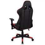 Emma and Oliver Racing Gaming Ergonomic Chair with Fully Reclining Back in Red LeatherSoft