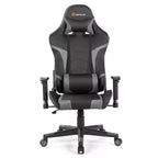 Sedia da gioco massaggiante Costway, reclinabile, girevole, da ufficio, da corsa, con supporto lombare