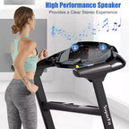 Tapis roulant pieghevole Costway 2,25HP con display touch LED