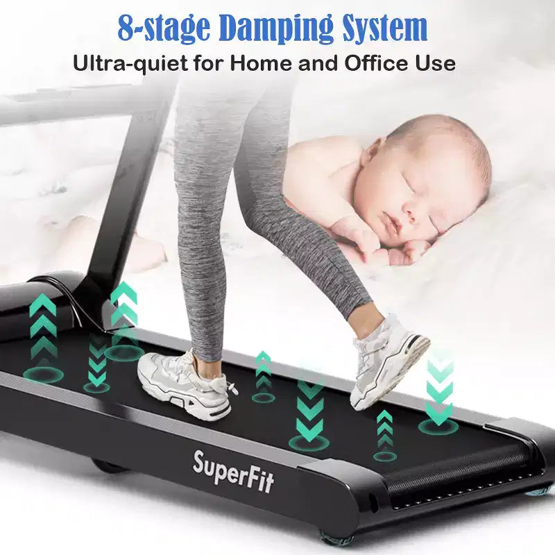Tapis roulant pieghevole Costway 2,25HP con display touch LED