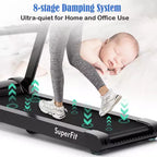 Tapis roulant pieghevole Costway 2,25HP con display touch LED