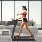 Costway Folding Electric Treadmill Compact Walking Running Machine w/APP Control Speaker