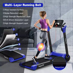Costway Folding 2.25HP Electric Treadmill Running Machine APP Control Bluetooth