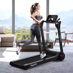 Costway Folding 2.25HP Electric Treadmill Running Machine APP Control Bluetooth