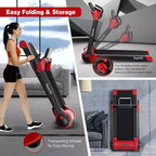 Costway Folding 2.25HP Electric Treadmill Running Machine APP Control Bluetooth