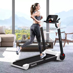 Costway Folding 2.25HP Electric Treadmill Running Machine APP Control Bluetooth