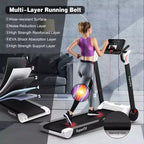 Costway Folding 2.25HP Electric Treadmill Running Machine APP Control Bluetooth