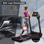 Costway Folding 2.25HP Electric Treadmill Running Machine APP Control Bluetooth