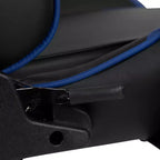 BlackArc Faux Leather Reclining Gaming Chair - Height Adjustable Pivot Arms, Pull-Out Footrest, Headrest & Lumbar Pillows